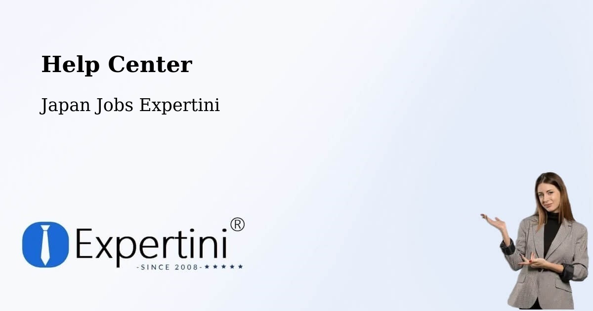 Help Center – Okayama - Japan Jobs Expertini