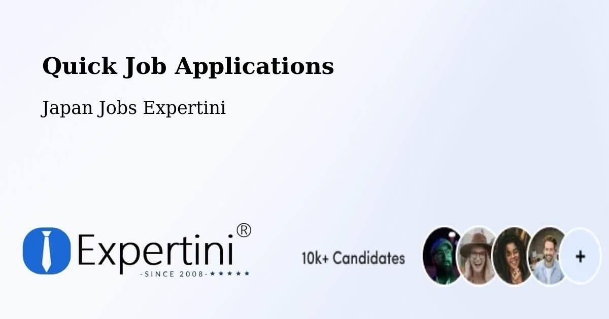 Quick Apply Feature – Okayama - Japan Jobs Expertini